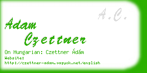 adam czettner business card