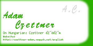 adam czettner business card